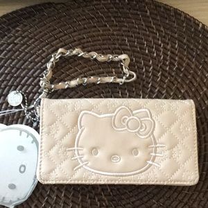Hello Kitty long wallet, clutch, wristlet